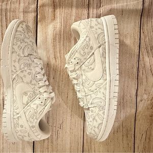 Nike Dunk Low White Paisley
